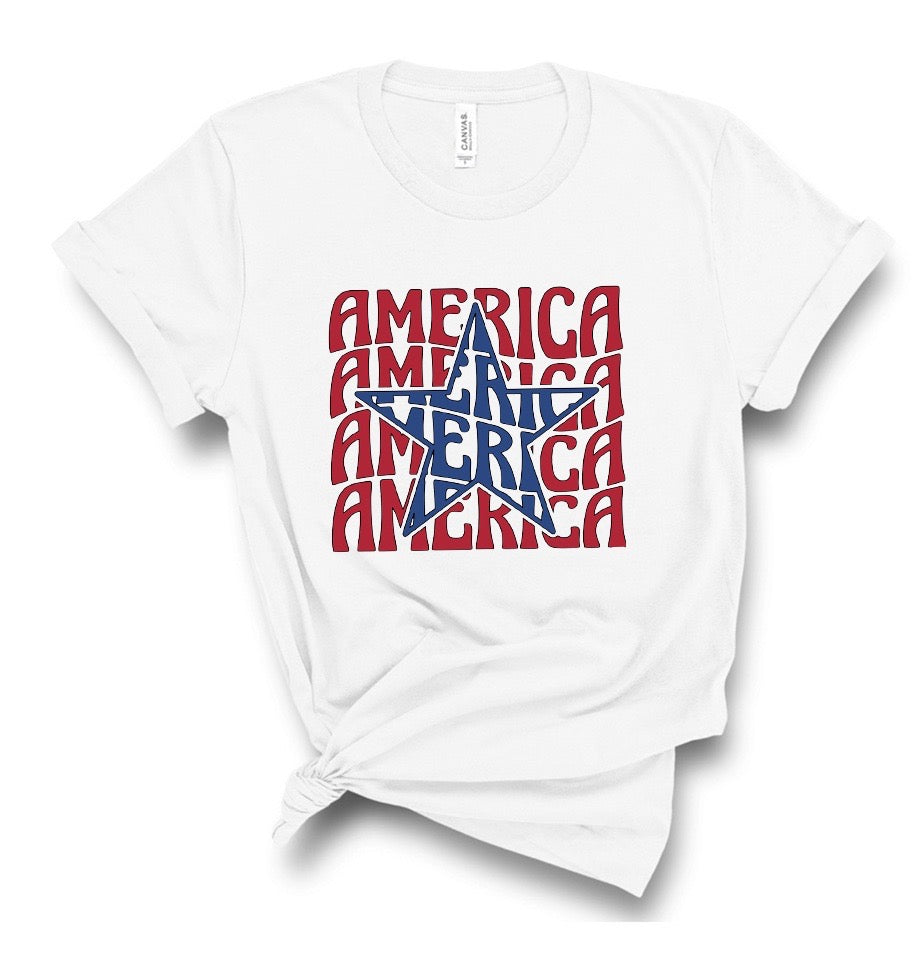 America Star July 4 Bella Canvas T-shirt