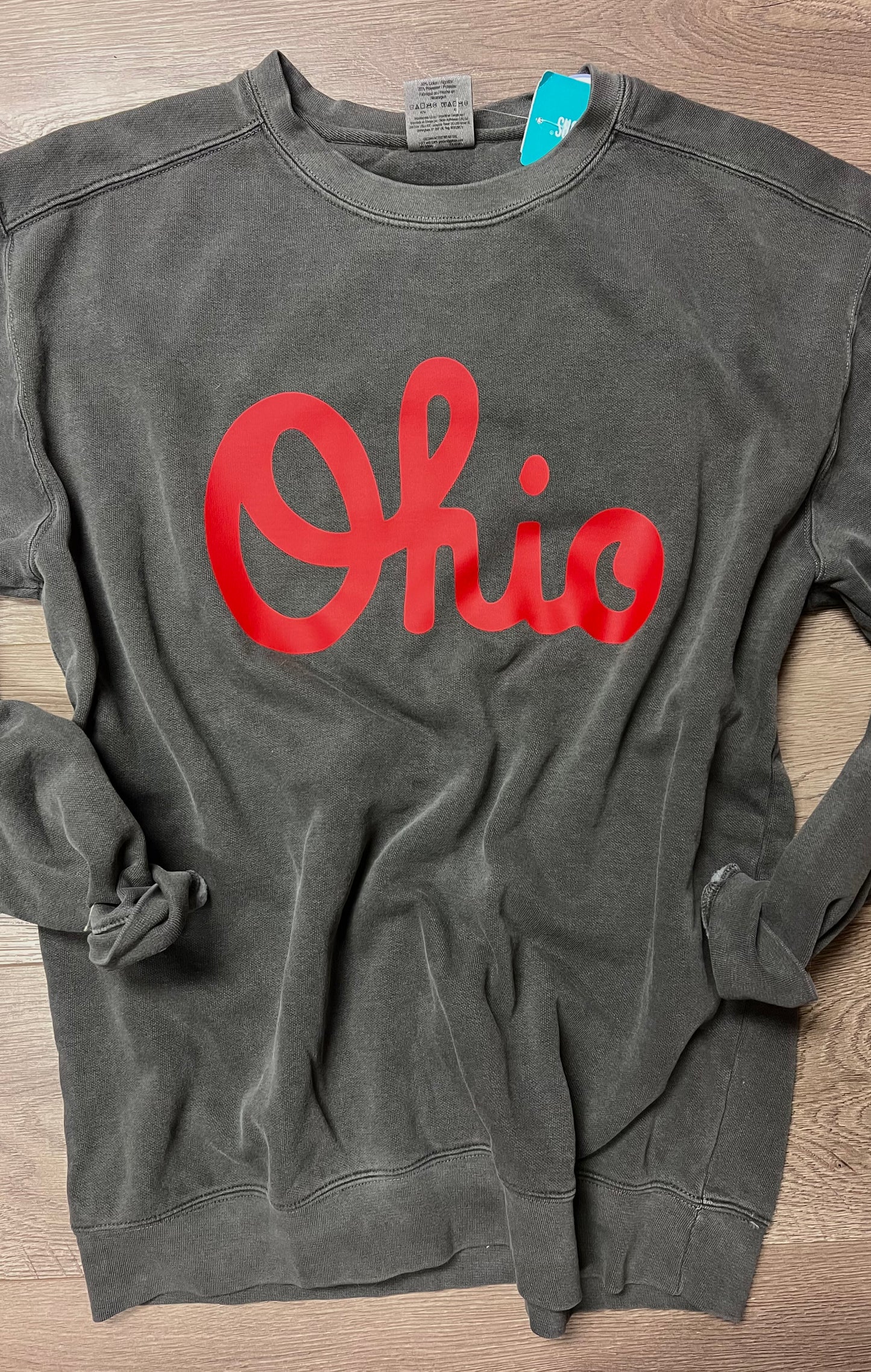 Script Ohio Crewneck Premium Comfort Colors Sweatshirt