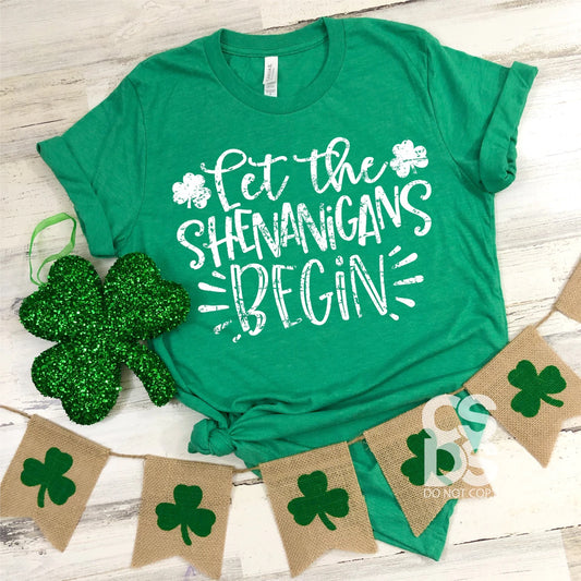 Let the Shenanigans Begin St. Patrick’s Day Bella Canvas T-shirt