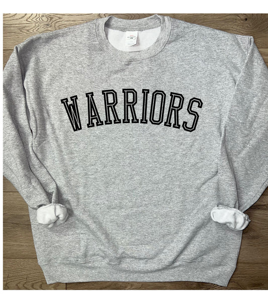 Adult Watkins Warriors Arched Warriors Crewneck Sweatshirt