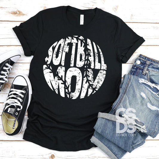 Softball Mom Bella Canvas T-shirt