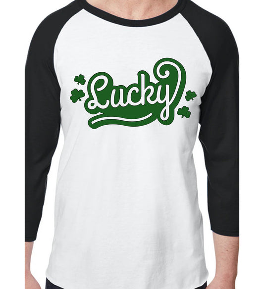 Lucky Clovers St. Patrick’s Day Baseball Tee