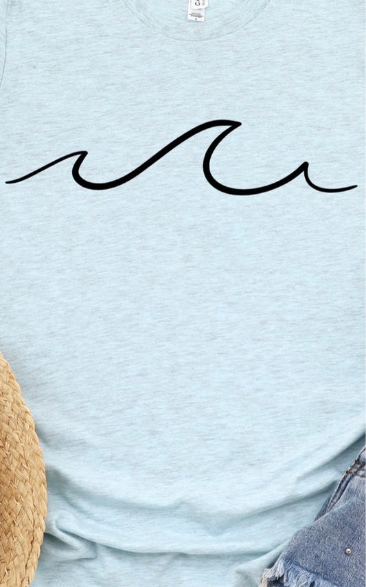 Wave Racerback Bella Canvas Tank