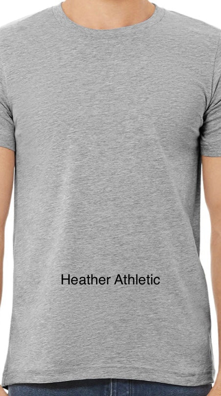 Heart Baseball Outline Pocket Outline Bella Canvas T-shirt