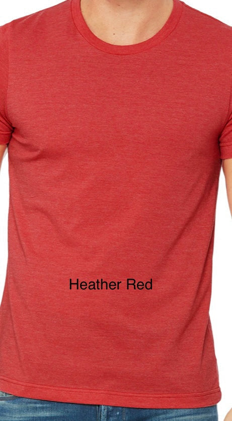 Baseball Heart Outline Bella Canvas T-shirt