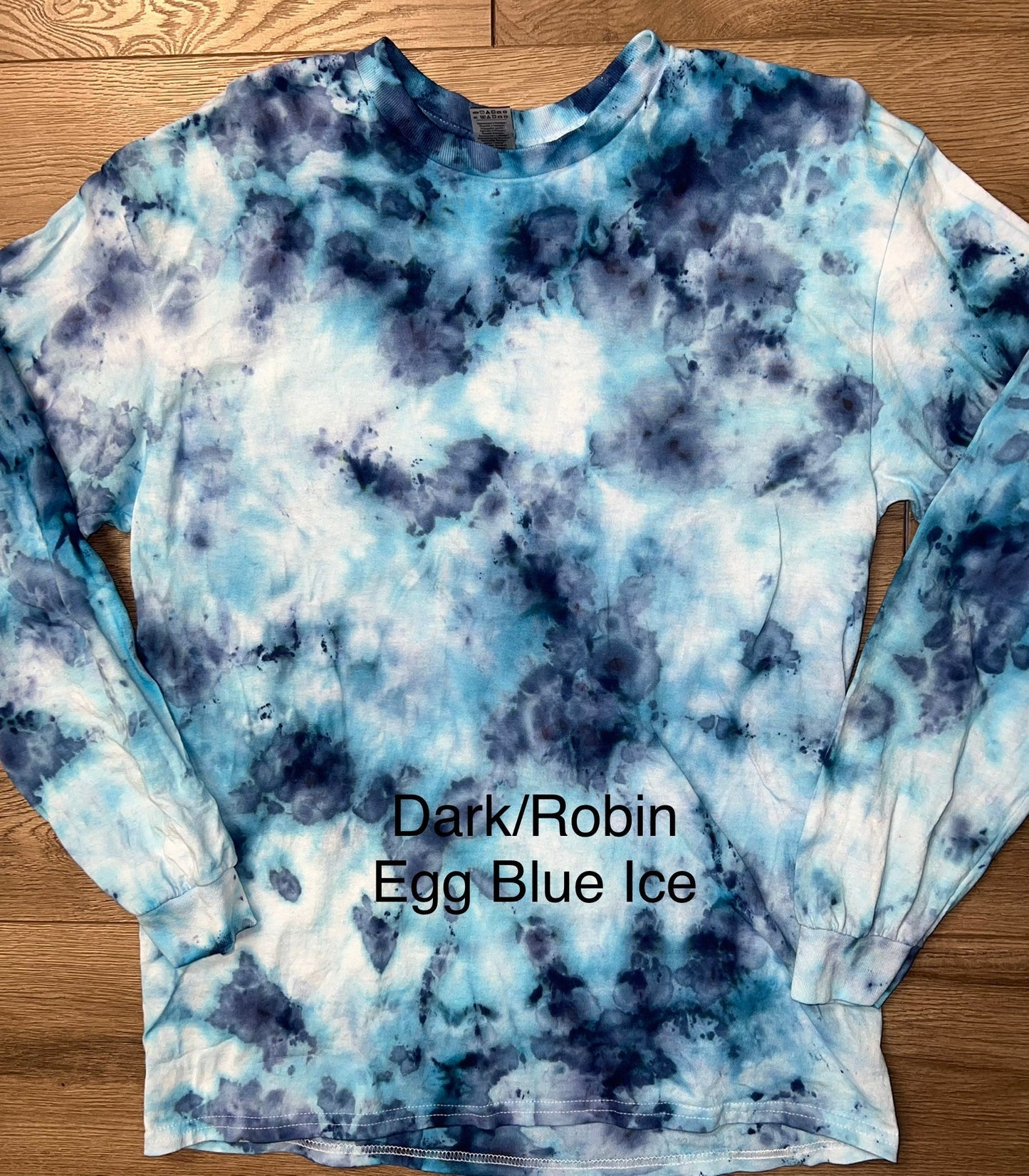 Hand-dyed Adult You Are Enough Lotus Front/Back Long-Sleeve T-shirt - CHOOSE TIE DYE COLORS