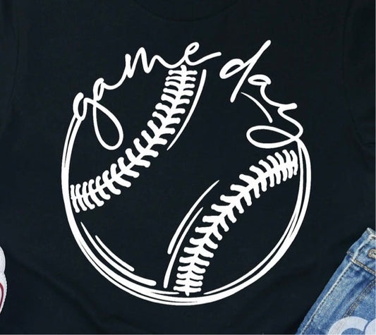 Game Day Baseball Racerback Bella Canvas Tank