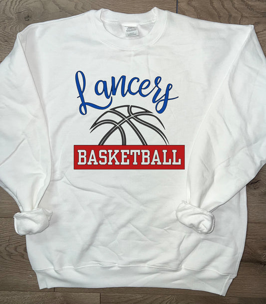 Lakewood Lancers Adult Lancers Basketball Crewneck Sweatshirt