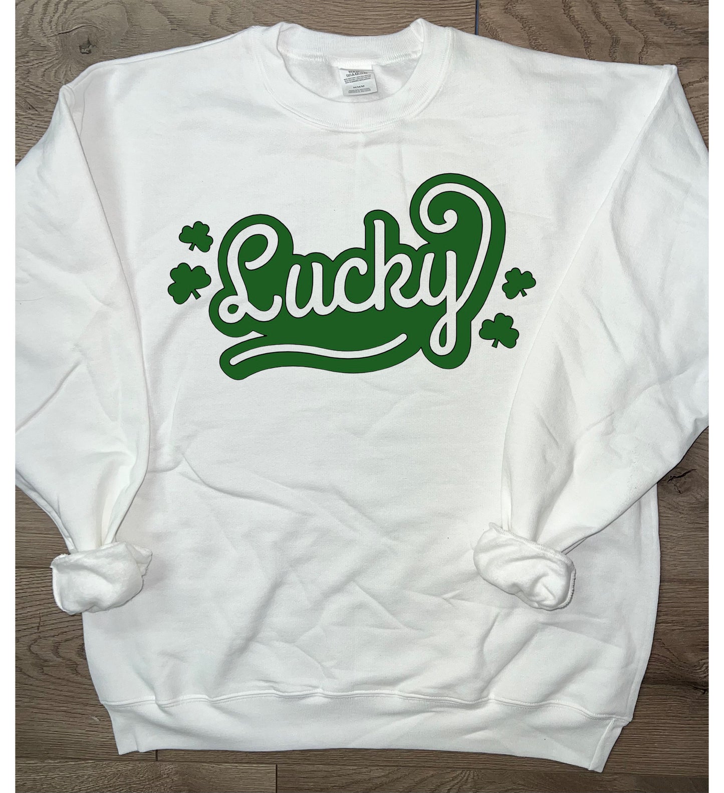 Adult Lucky St. Patrick’s Day Crewneck Sweatshirt