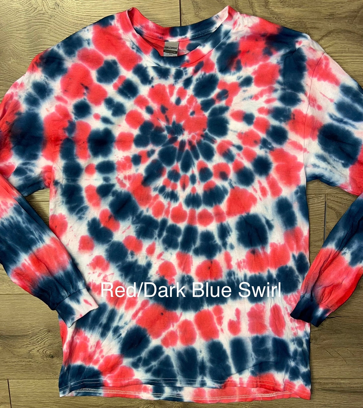 Hand-dyed Adult Outer Banks Long-Sleeve T-shirt - CHOOSE TIE DYE COLORS