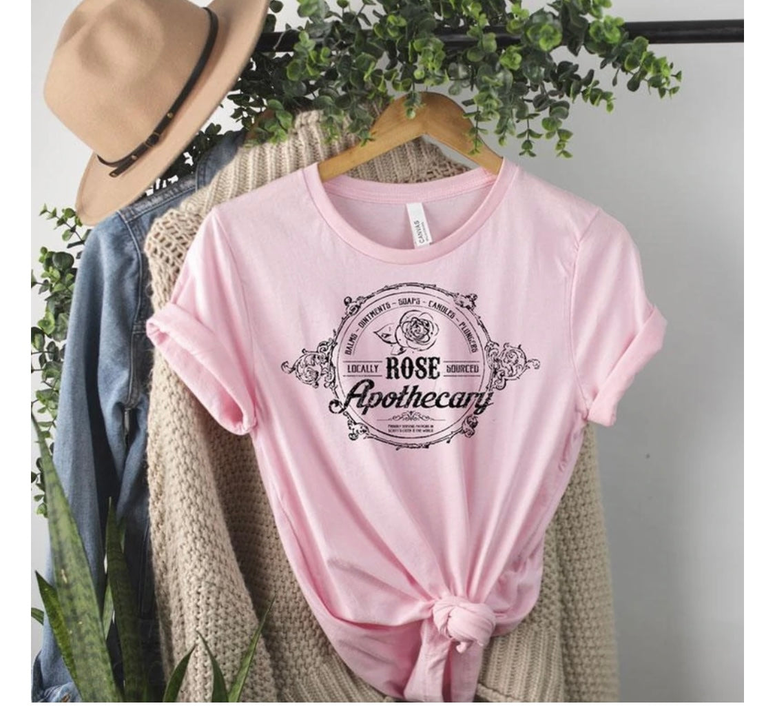 Rose Apothecary Schitt’s Creek Bella Canvas T-shirt