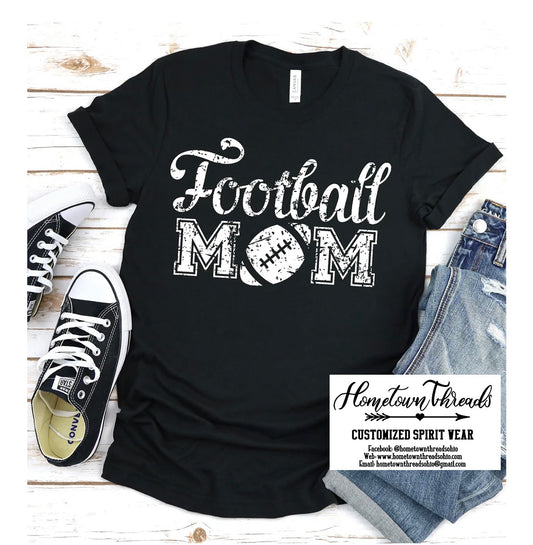 Football Mom Bella Canvas T-shirt