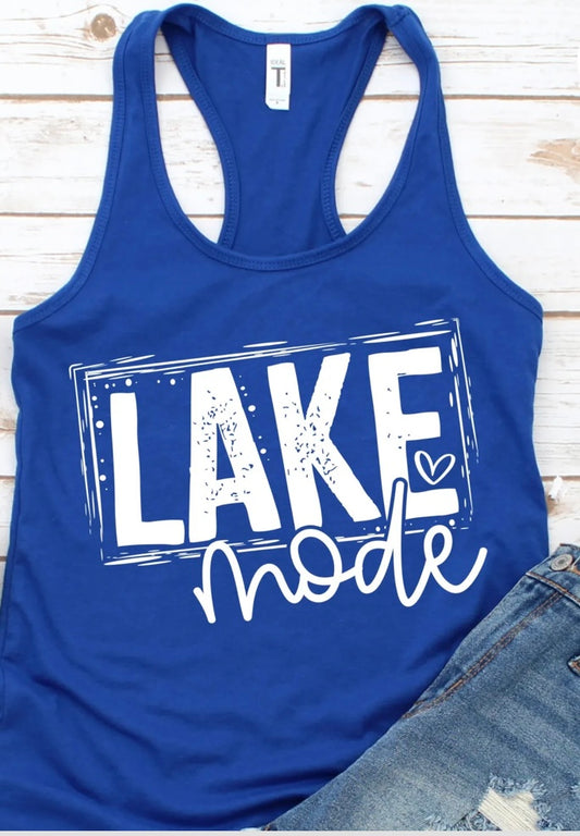 Lake Mode Racerback Bella Canvas Tank