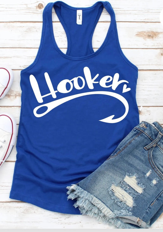 Hooker Racerback Bella Canvas Tank