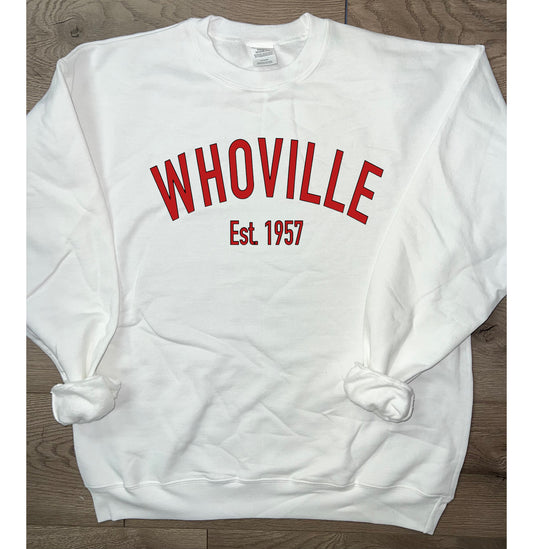 Adult Whoville Christmas Crewneck Sweatshirt